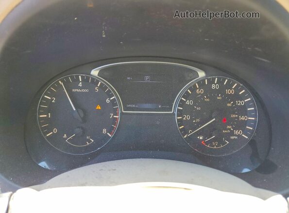 1N4AL3AP4GC292873 2016 NISSAN ALTIMA Red Vista del cuadro de instrumentos