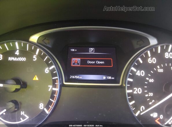 1N4AL3AP4GN319395 2016 NISSAN ALTIMA Gray Widok tylnych siedzeń