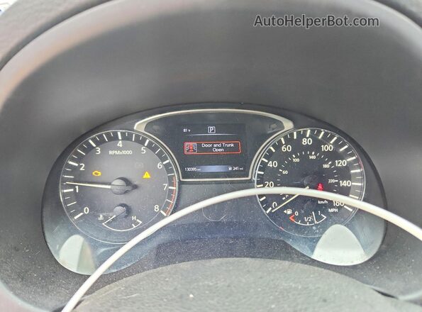1N4AL3AP4GN357225 2016 NISSAN ALTIMA Black Vista del cuadro de instrumentos