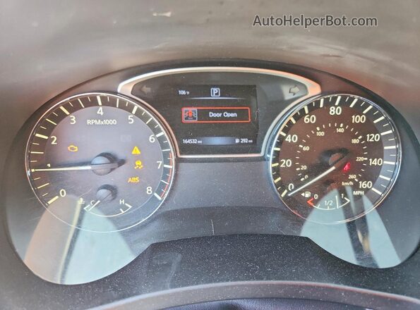 1N4AL3AP4GN366989 2016 NISSAN ALTIMA Black Vista del cuadro de instrumentos