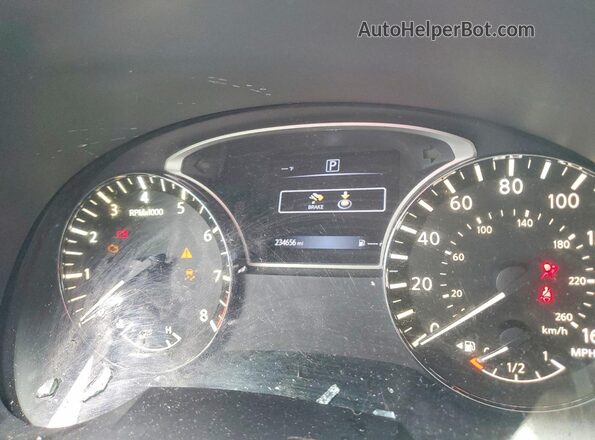 1N4AL3AP4GN367673 2016 NISSAN ALTIMA Blue Vista del cuadro de instrumentos