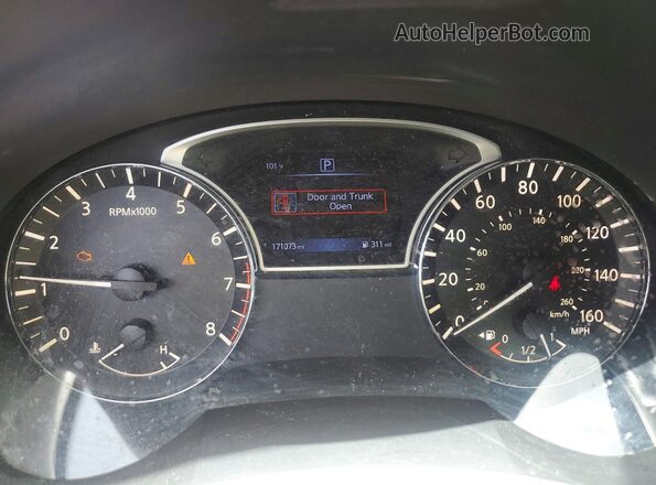 1N4AL3AP4GN380276 2016 NISSAN ALTIMA White Instrument cluster view