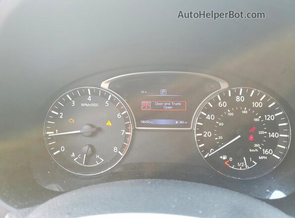 1N4AL3AP4HC109019 2017 NISSAN ALTIMA Silver Widok zestawu wskaźników