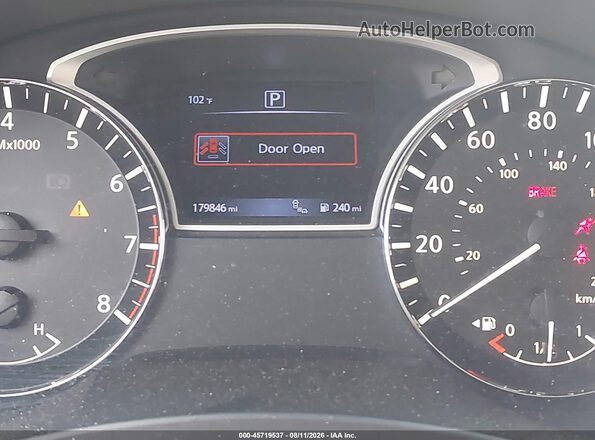 1N4AL3AP4HC120389 2017 NISSAN ALTIMA Silver Вид задніх сидінь