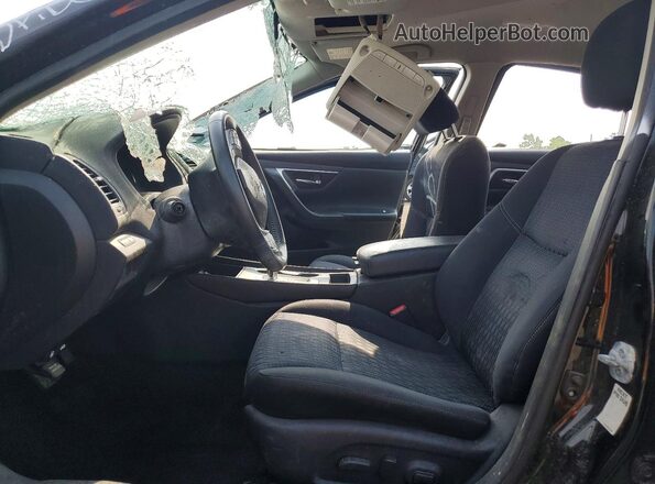 1N4AL3AP4HC135717 2017 NISSAN ALTIMA Black წინა სალონის ხედი