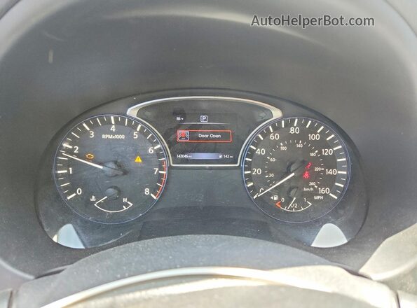 1N4AL3AP4HC161556 2017 NISSAN ALTIMA Белый Вид щитка приборов