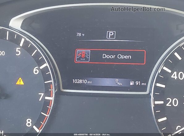 1N4AL3AP4HC169625 2017 NISSAN ALTIMA Black Widok zestawu wskaźników