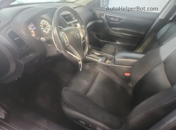 1N4AL3AP4HC188644 2017 NISSAN ALTIMA Black წინა სალონის ხედი
