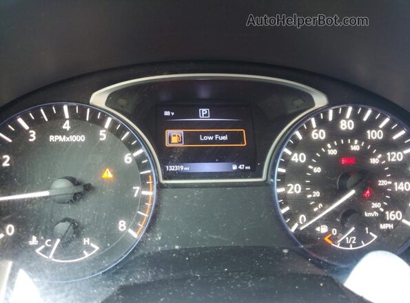 1N4AL3AP4HC215373 2017 NISSAN ALTIMA Black Widok zestawu wskaźników