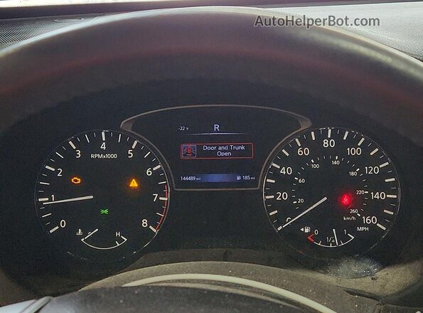 1N4AL3AP4HC235333 2017 NISSAN ALTIMA Charcoal Instrument cluster view