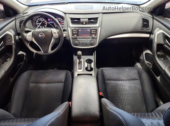 1N4AL3AP4HC275718 2017 NISSAN ALTIMA Maroon წინა პანელის ხედი