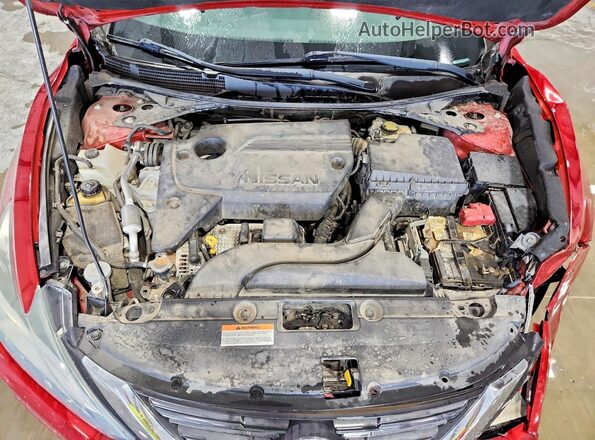 1N4AL3AP4HC275718 2017 NISSAN ALTIMA Maroon უკანა სალონის ხედი