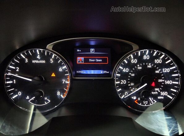 1N4AL3AP4HC275718 2017 NISSAN ALTIMA Maroon ხელსაწყოთა პანელის ხედი
