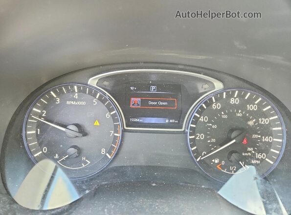 1N4AL3AP4HC485462 2017 NISSAN ALTIMA White Instrument cluster view