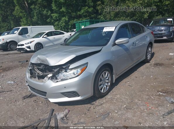 1N4AL3AP4HC487874 2017 NISSAN ALTIMA Silver Передня ліва чверть