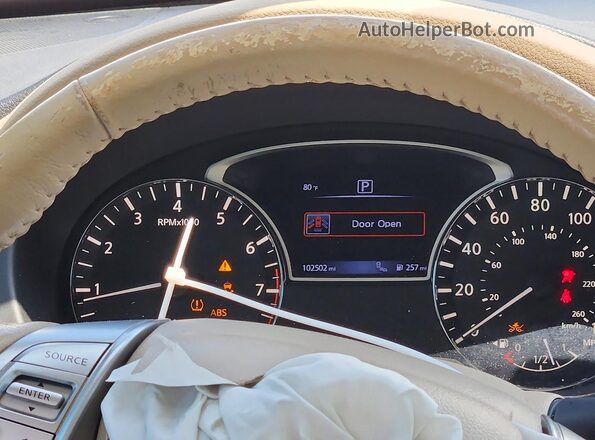 1N4AL3AP4HC488717 2017 NISSAN ALTIMA White Սարքավորումների վահանակի տեսք