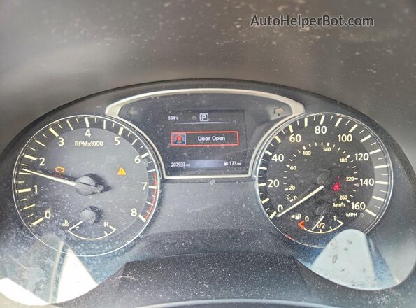1N4AL3AP4HN309578 2017 NISSAN ALTIMA Gray Vista del cuadro de instrumentos