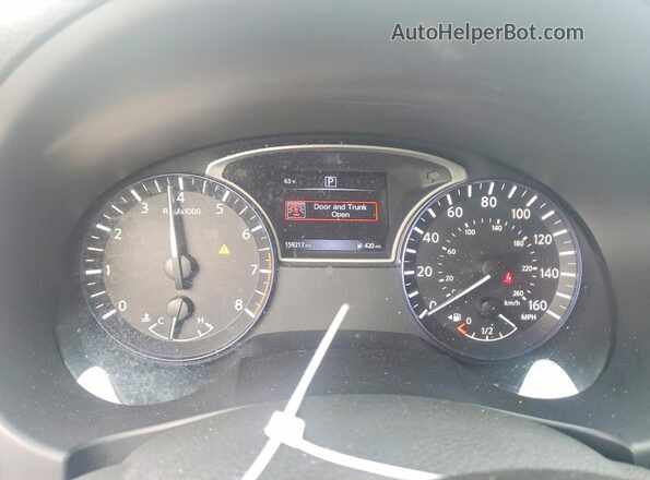 1N4AL3AP4HN322086 2017 NISSAN ALTIMA White Widok zestawu wskaźników
