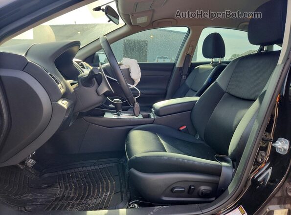 1N4AL3AP4HN325067 2017 NISSAN ALTIMA Black წინა სალონის ხედი