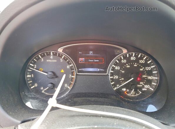 1N4AL3AP4HN334724 2017 NISSAN ALTIMA Gray Widok zestawu wskaźników