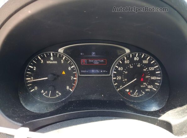 1N4AL3AP4JC114324 2018 NISSAN ALTIMA Black Вид щитка приладів