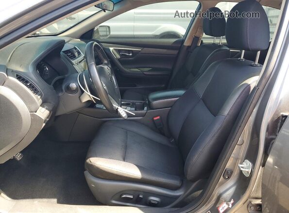 1N4AL3AP4JC116185 2018 NISSAN ALTIMA Gray წინა სალონის ხედი