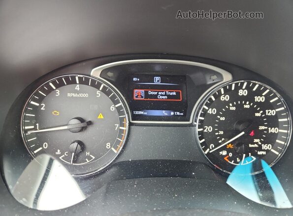 1N4AL3AP4JC145895 2018 NISSAN ALTIMA Blue Սարքավորումների վահանակի տեսք