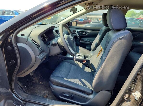 1N4AL3AP4JC166701 2018 NISSAN ALTIMA Black წინა სალონის ხედი