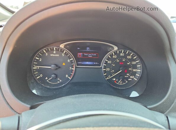1N4AL3AP4JC166701 2018 NISSAN ALTIMA Black ხელსაწყოთა პანელის ხედი