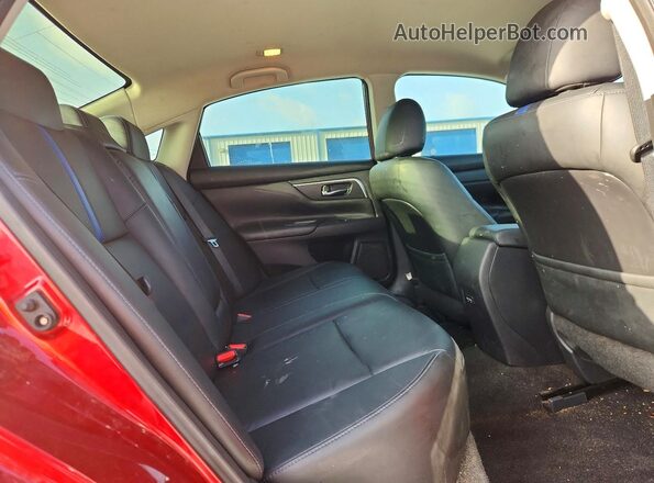 1N4AL3AP4JC291407 2018 NISSAN ALTIMA Red Vista de los asientos traseros
