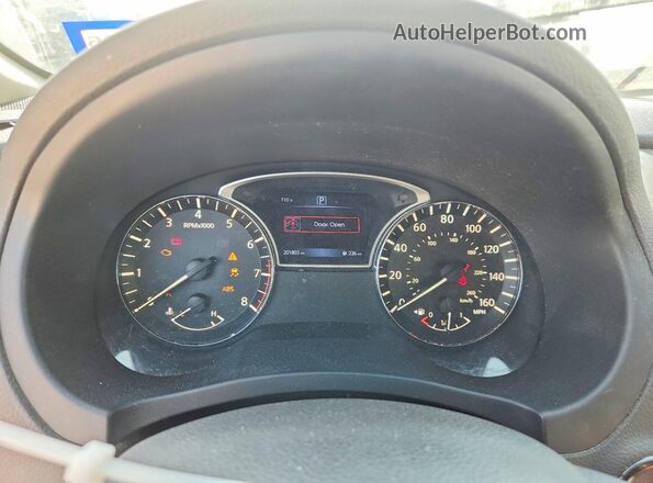 1N4AL3AP5GC122022 2016 NISSAN ALTIMA Blue Vista del cuadro de instrumentos