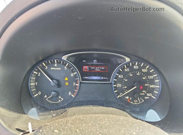 1N4AL3AP5GC142738 2016 NISSAN ALTIMA Blue Instrument cluster view