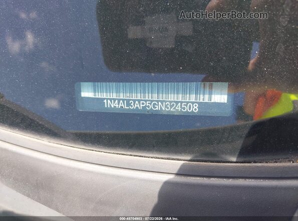 1N4AL3AP5GN324508 2016 NISSAN ALTIMA White Вид щитка приладів