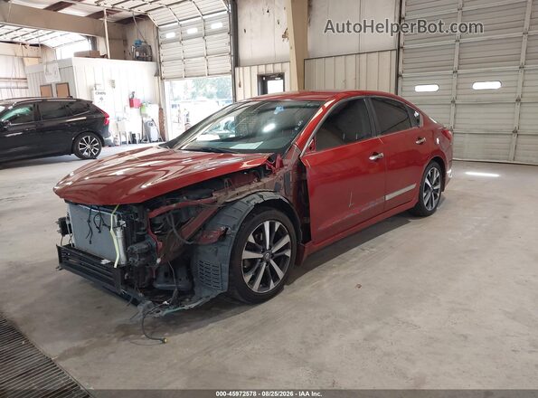 1N4AL3AP5GN332575 2016 NISSAN ALTIMA Красный Передняя левая четверть