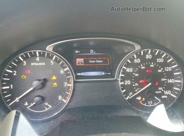 1N4AL3AP5GN337856 2016 NISSAN ALTIMA Black Vista del cuadro de instrumentos