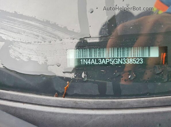 1N4AL3AP5GN338523 2016 NISSAN ALTIMA Черный Вид подкапотного пространства