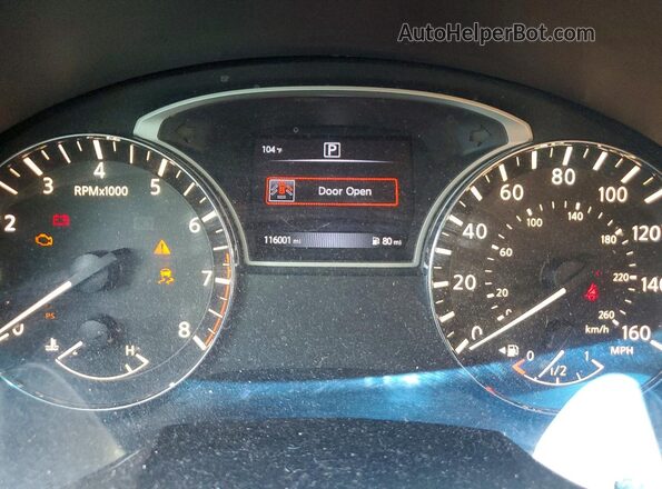 1N4AL3AP5GN338523 2016 NISSAN ALTIMA Черный Вид щитка приборов