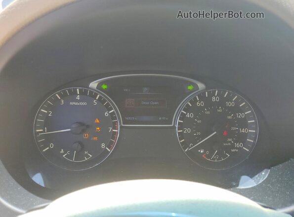 1N4AL3AP5GN342698 2016 NISSAN ALTIMA Black Вид щитка приладів