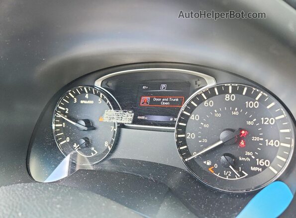 1N4AL3AP5GN353507 2016 NISSAN ALTIMA Silver Instrument cluster view