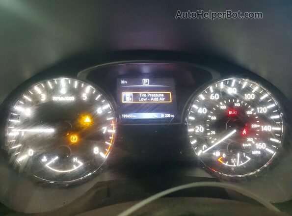 1N4AL3AP5HC145897 2017 NISSAN ALTIMA Серебряный Вид щитка приборов
