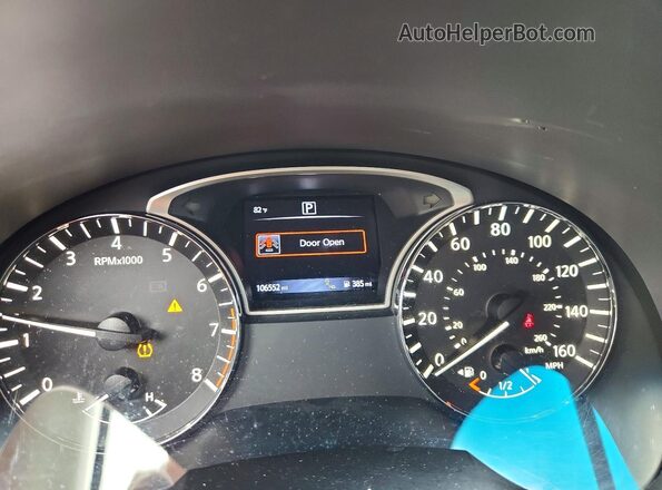 1N4AL3AP5HC178415 2017 NISSAN ALTIMA Черный Вид щитка приборов