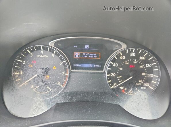 1N4AL3AP5HC261391 2017 NISSAN ALTIMA Black Widok zestawu wskaźników