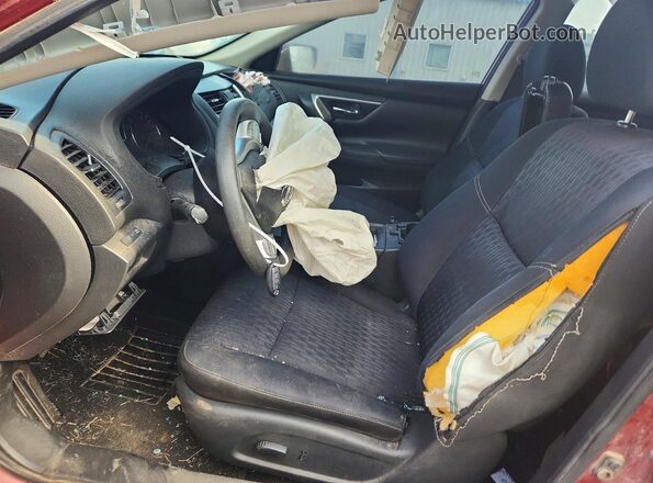 1N4AL3AP5HC277574 2017 NISSAN ALTIMA Maroon Widok wnętrza z przodu