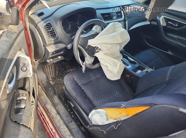 1N4AL3AP5HC277574 2017 NISSAN ALTIMA Maroon Widok deski rozdzielczej