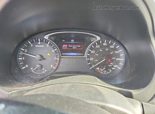 1N4AL3AP5HC492212 2017 NISSAN ALTIMA Красный Вид щитка приборов