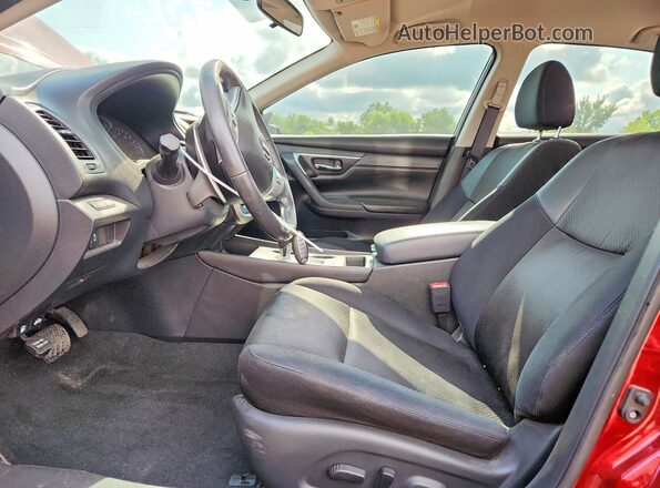 1N4AL3AP5HC492212 2017 NISSAN ALTIMA Красный Вид салона спереди