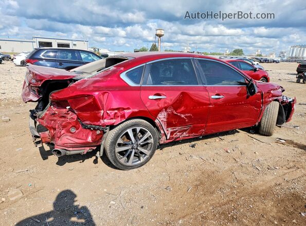 1N4AL3AP5HC492212 2017 NISSAN ALTIMA Красный Задняя правая четверть