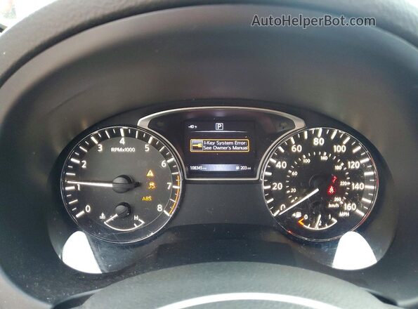 1N4AL3AP5HN308505 2017 NISSAN ALTIMA Black Widok zestawu wskaźników