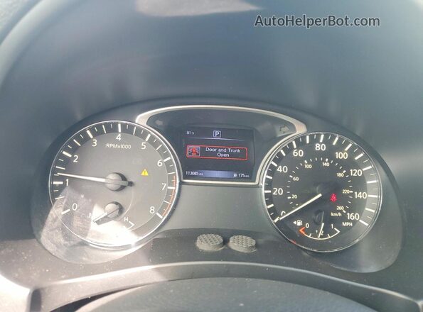 1N4AL3AP5HN337678 2017 NISSAN ALTIMA White ხელსაწყოთა პანელის ხედი