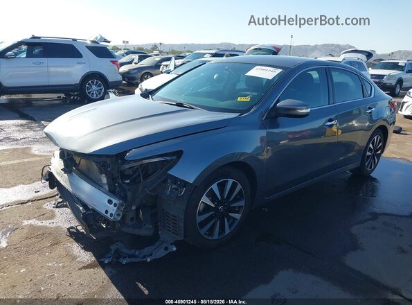 1N4AL3AP5JC192093 2018 NISSAN ALTIMA Серый Передняя левая четверть